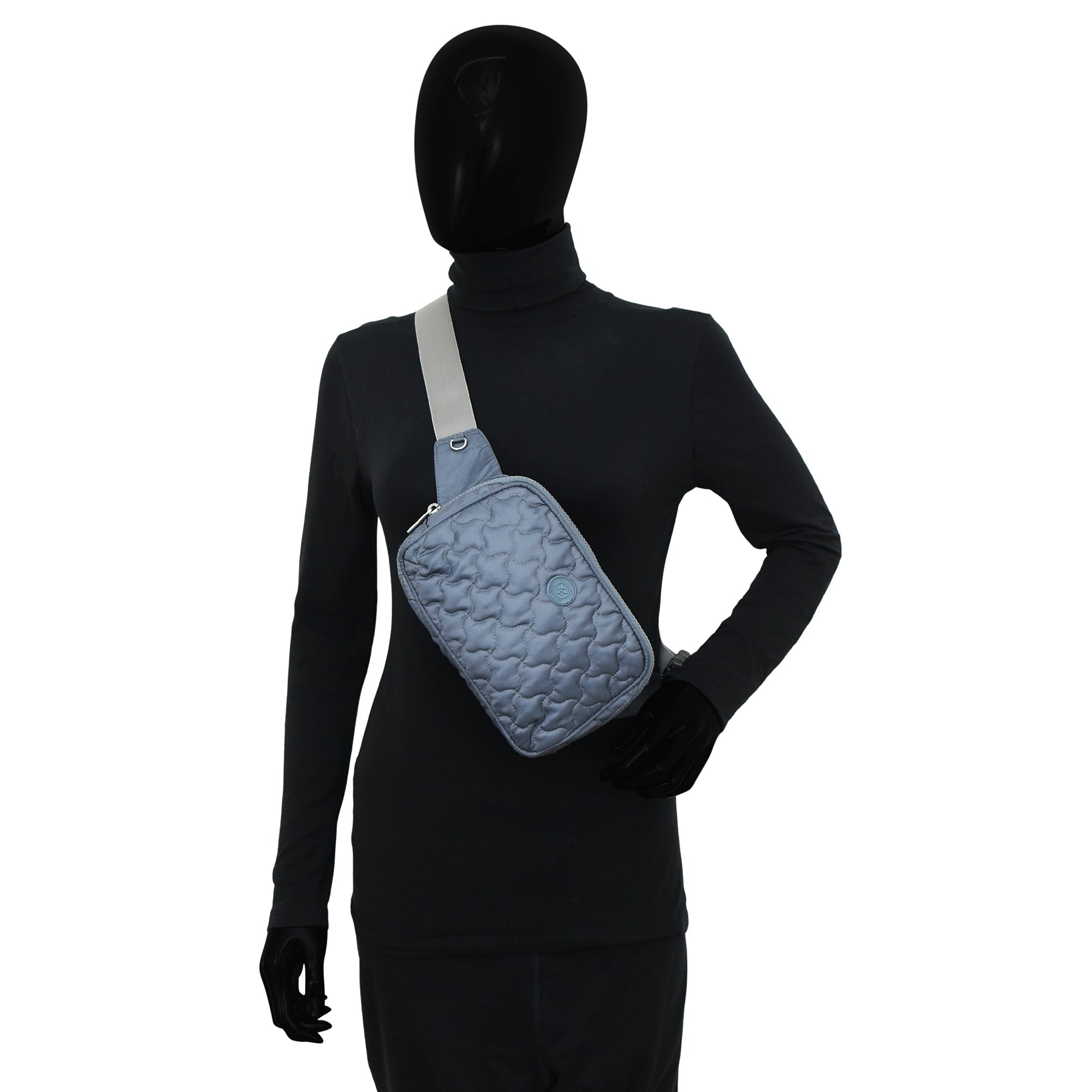 Wanderlust Quilted Fabric Fanny Pack-16018