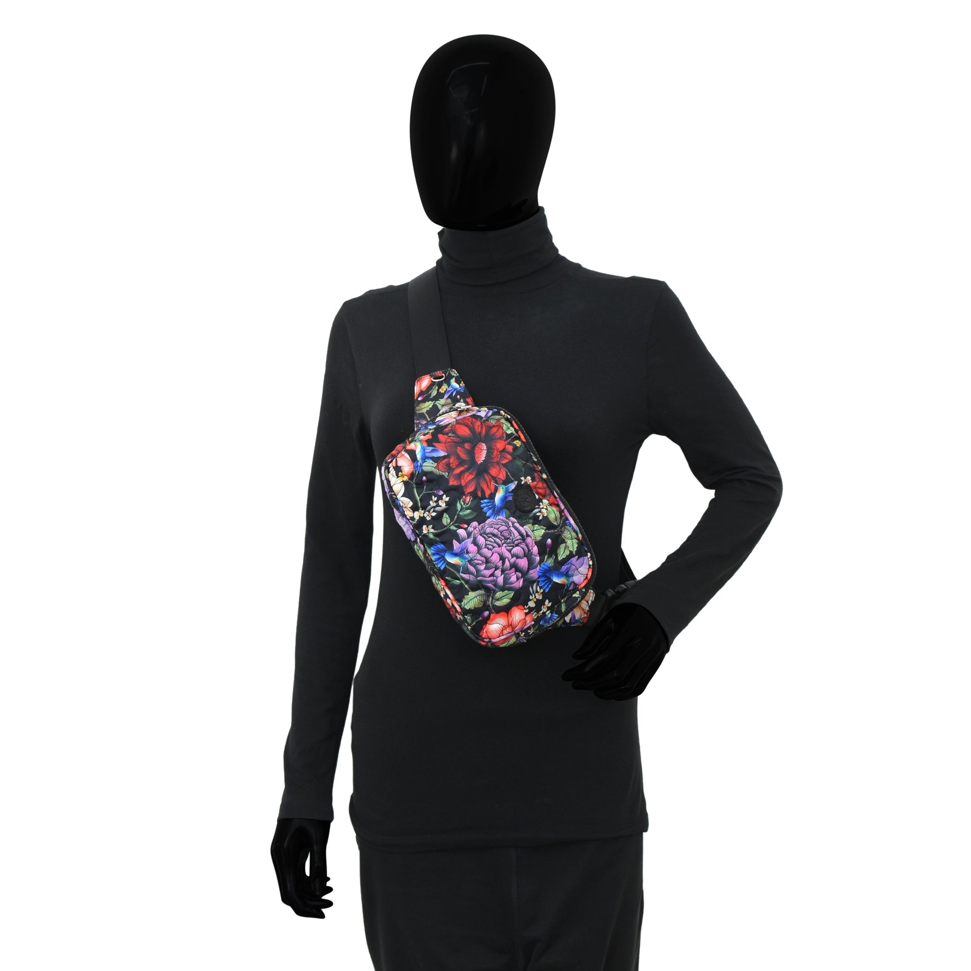 Wanderlust Quilted Fabric Fanny Pack-16018