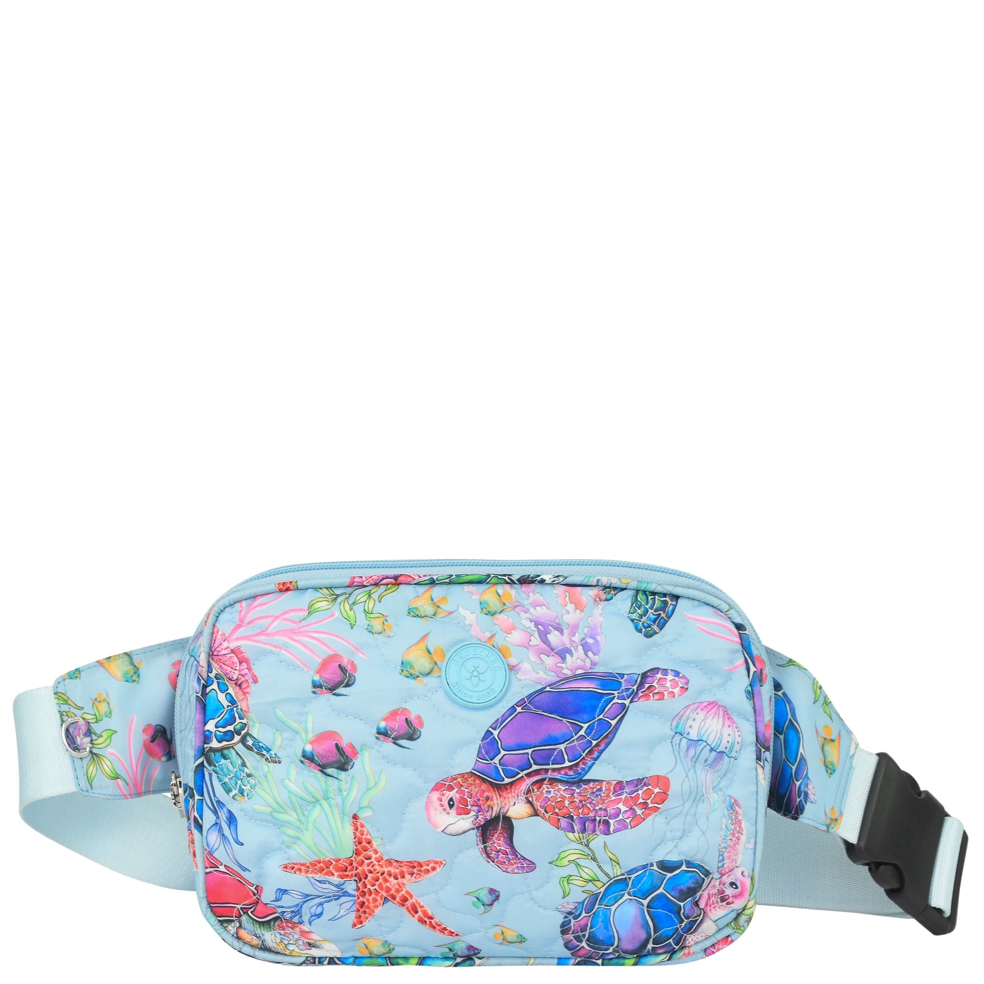 Wanderlust Quilted Fabric Fanny Pack-16018