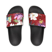 Crimson Garden Slide Sandals