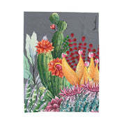 Desert Garden Velveteen Plush Blanket