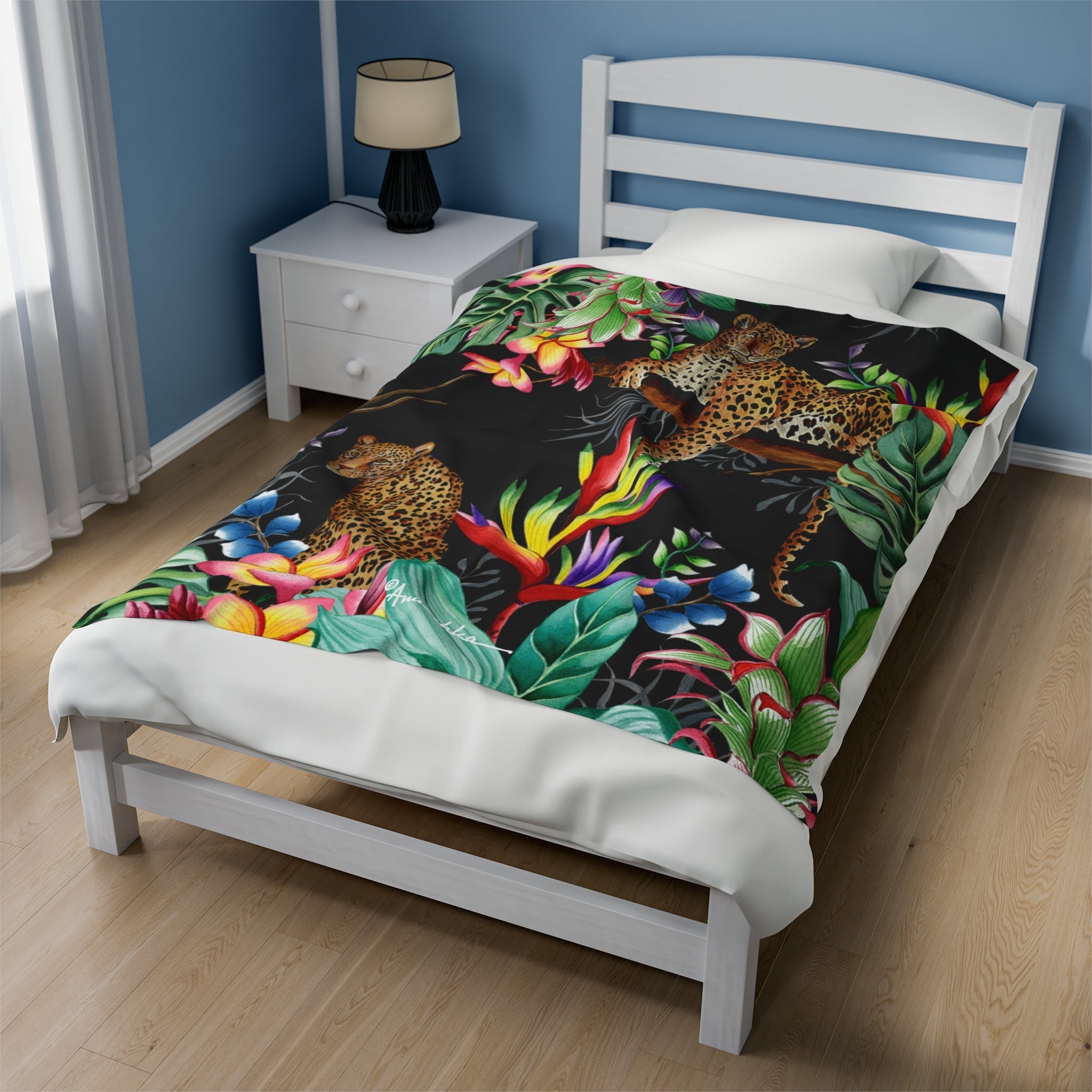 Jungle Queen Velveteen Plush Blanket