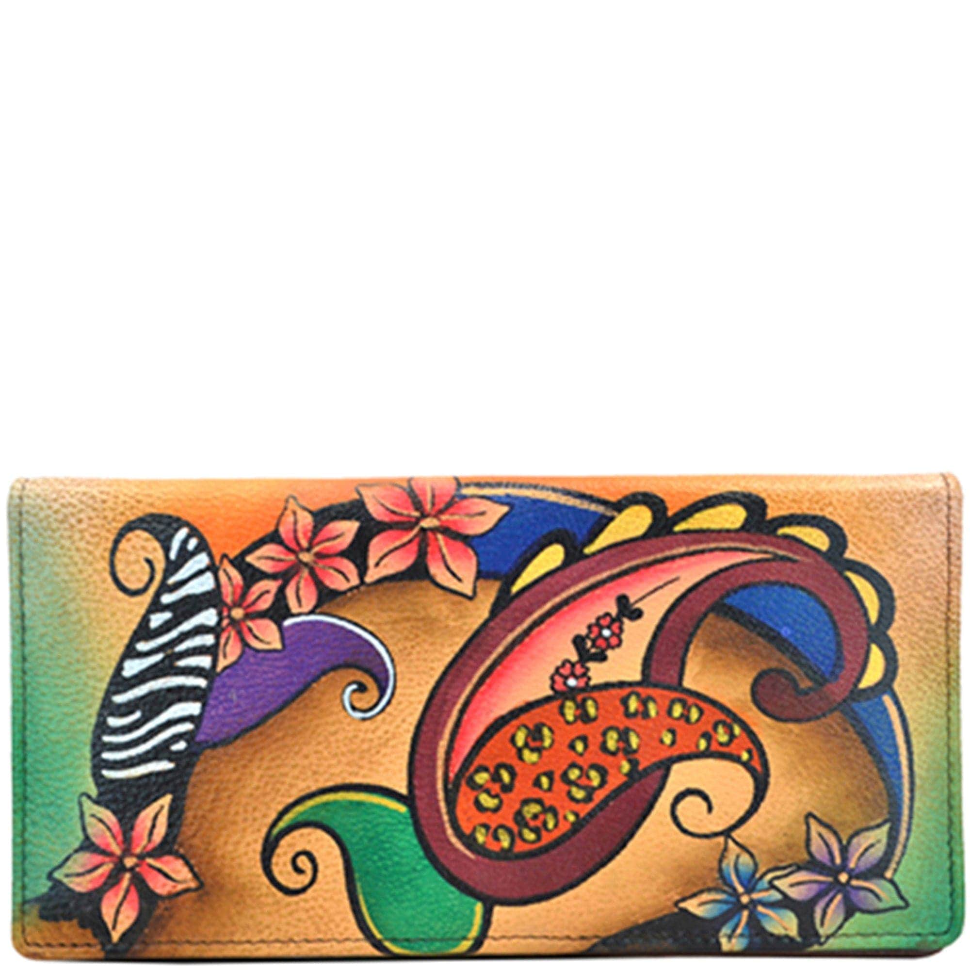 Paisley Collage Clutch Wallet - 1714