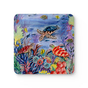 Ocean Treasures Corkwood Coaster Set