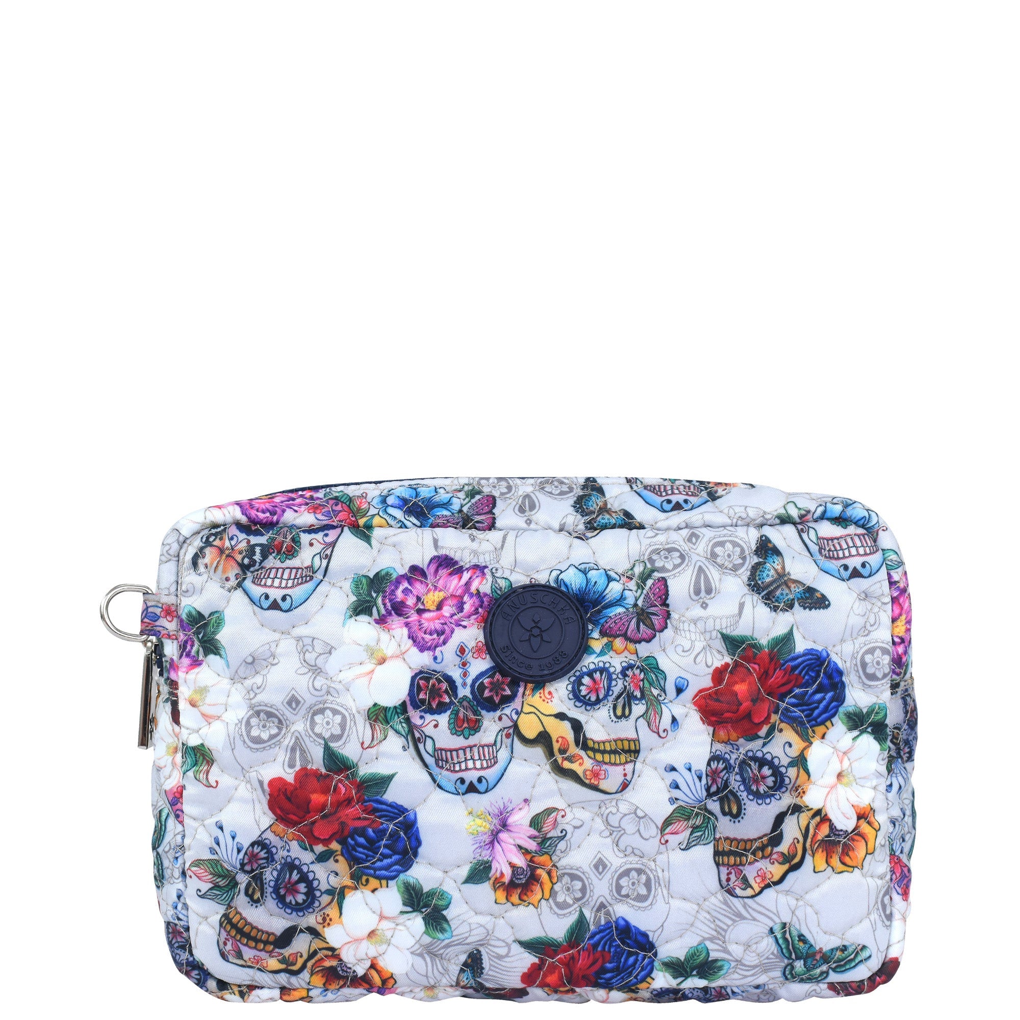 Wanderlust Quilted Fabric Organizer Pouch (Small)-18002