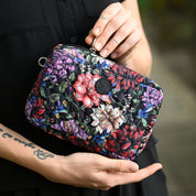 Wanderlust Quilted Fabric Organizer Pouch (Small)-18002