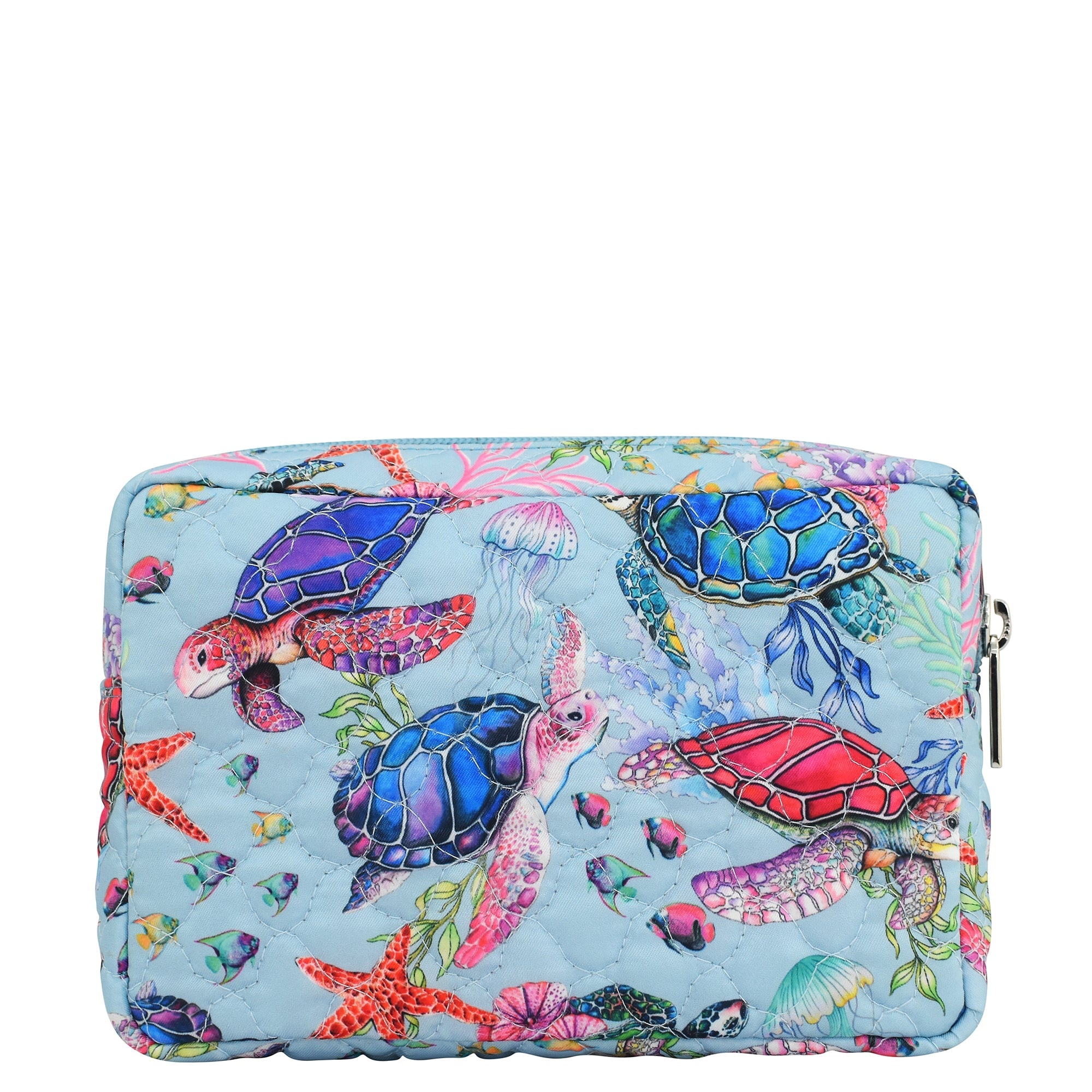 Wanderlust Quilted Fabric Organizer Pouch (Small)-18002