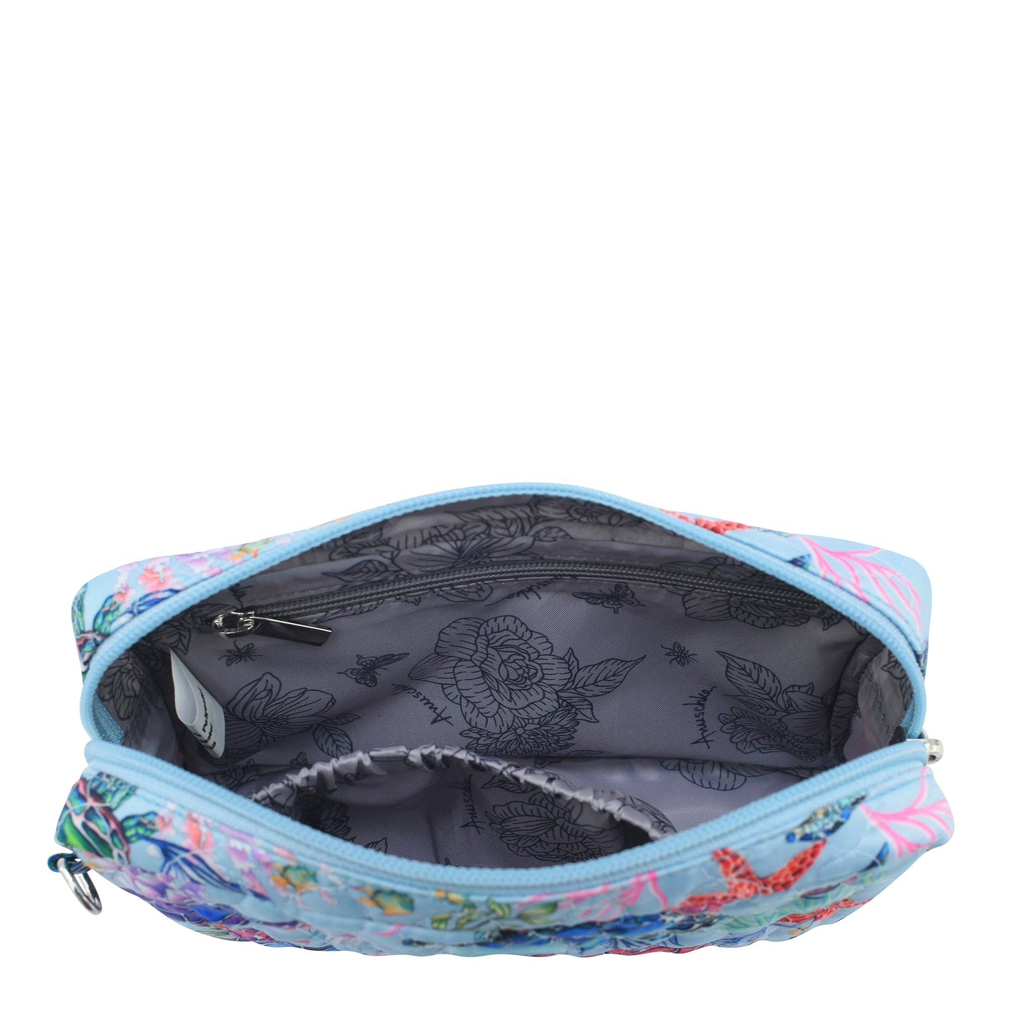 Wanderlust Quilted Fabric Organizer Pouch (Small)-18002