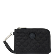 Wanderlust Quilted Fabric Double Zip Wristlet-18003