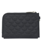 Wanderlust Quilted Fabric Double Zip Wristlet-18003