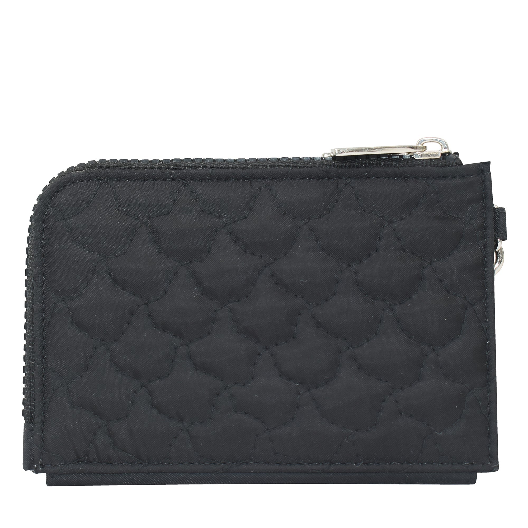 Wanderlust Quilted Fabric Double Zip Wristlet-18003