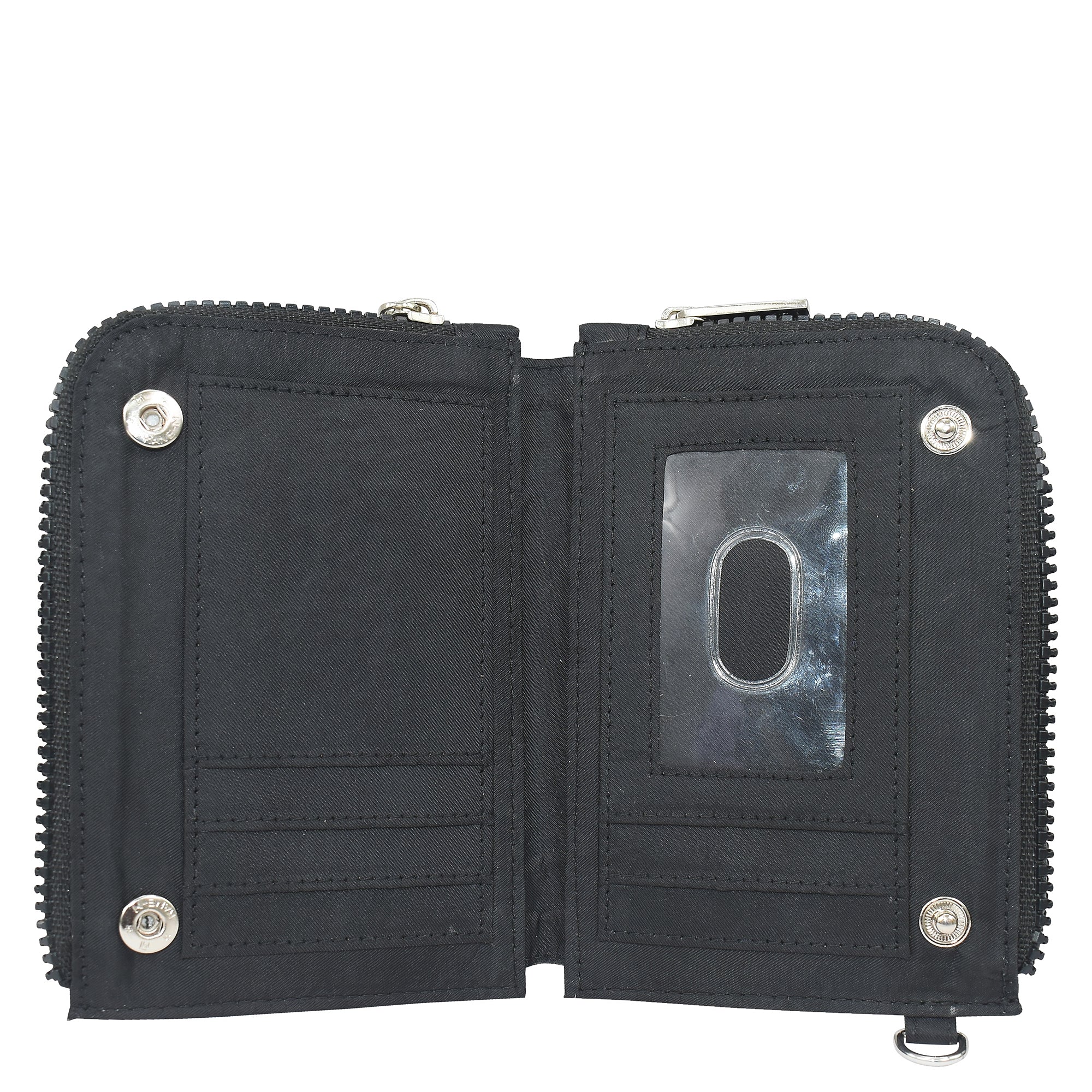 Wanderlust Quilted Fabric Double Zip Wristlet-18003