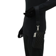 Wanderlust Quilted Fabric Double Zip Wristlet-18003