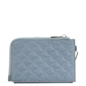 Wanderlust Quilted Fabric Double Zip Wristlet-18003