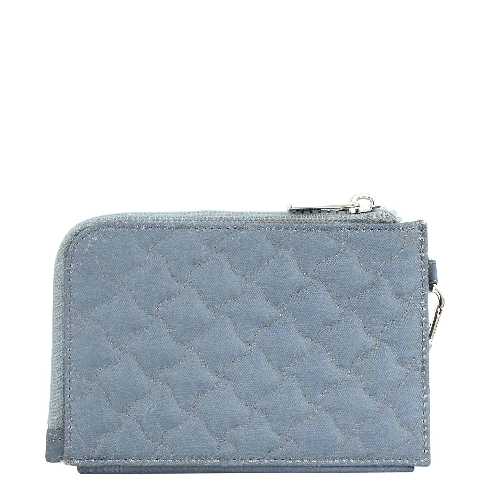 Wanderlust Quilted Fabric Double Zip Wristlet-18003