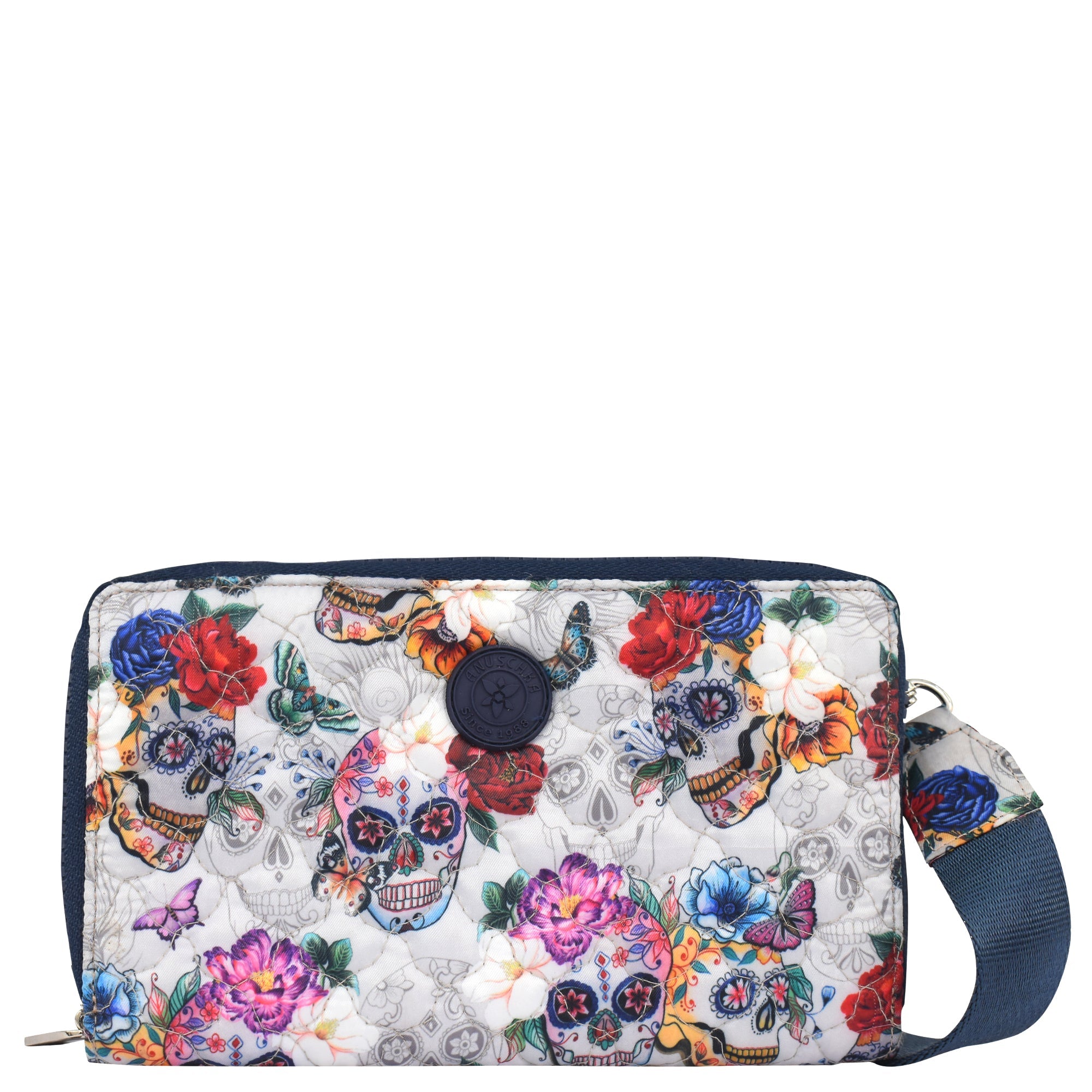 Wanderlust Quilted Fabric Organizer Crossbody-18004