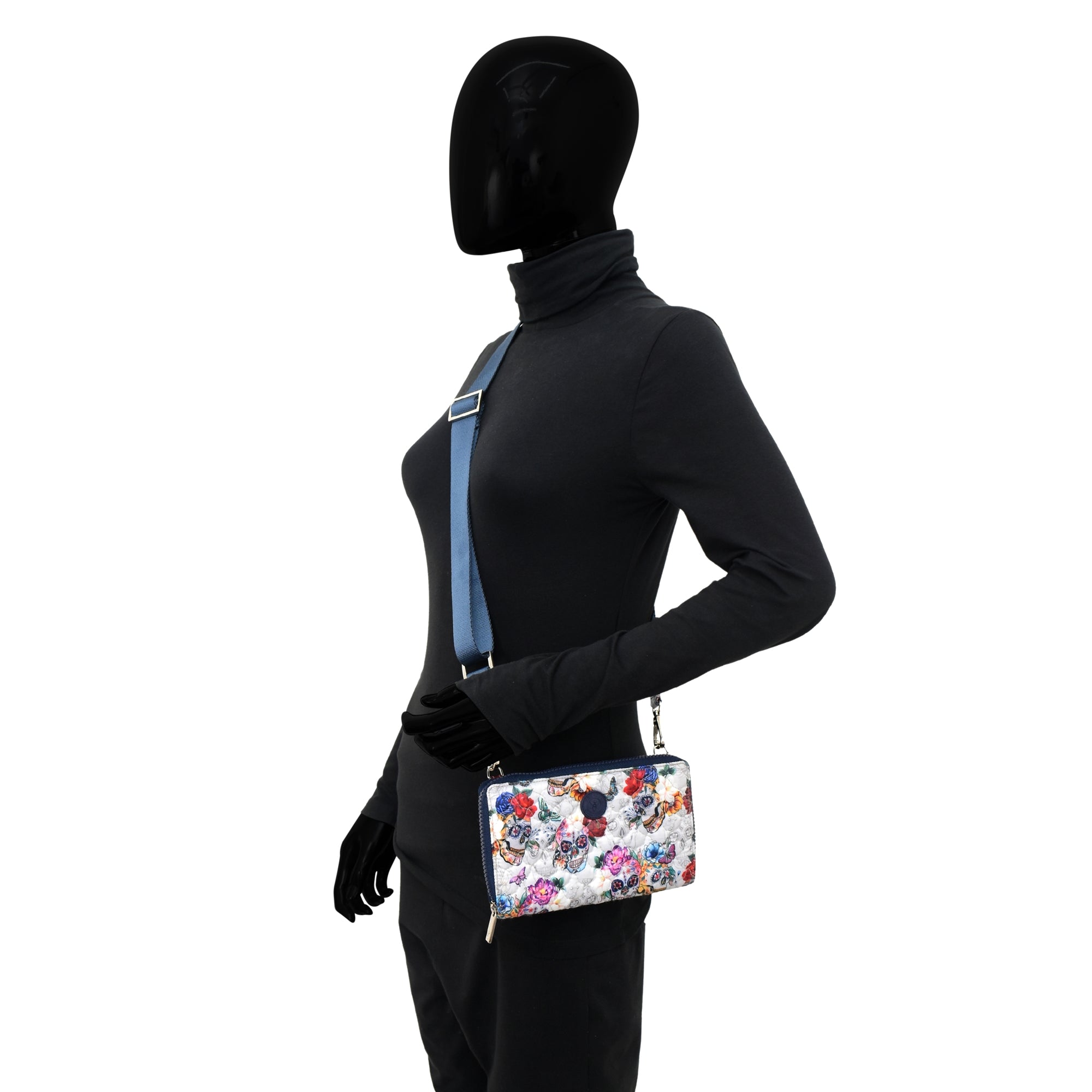 Wanderlust Quilted Fabric Organizer Crossbody-18004