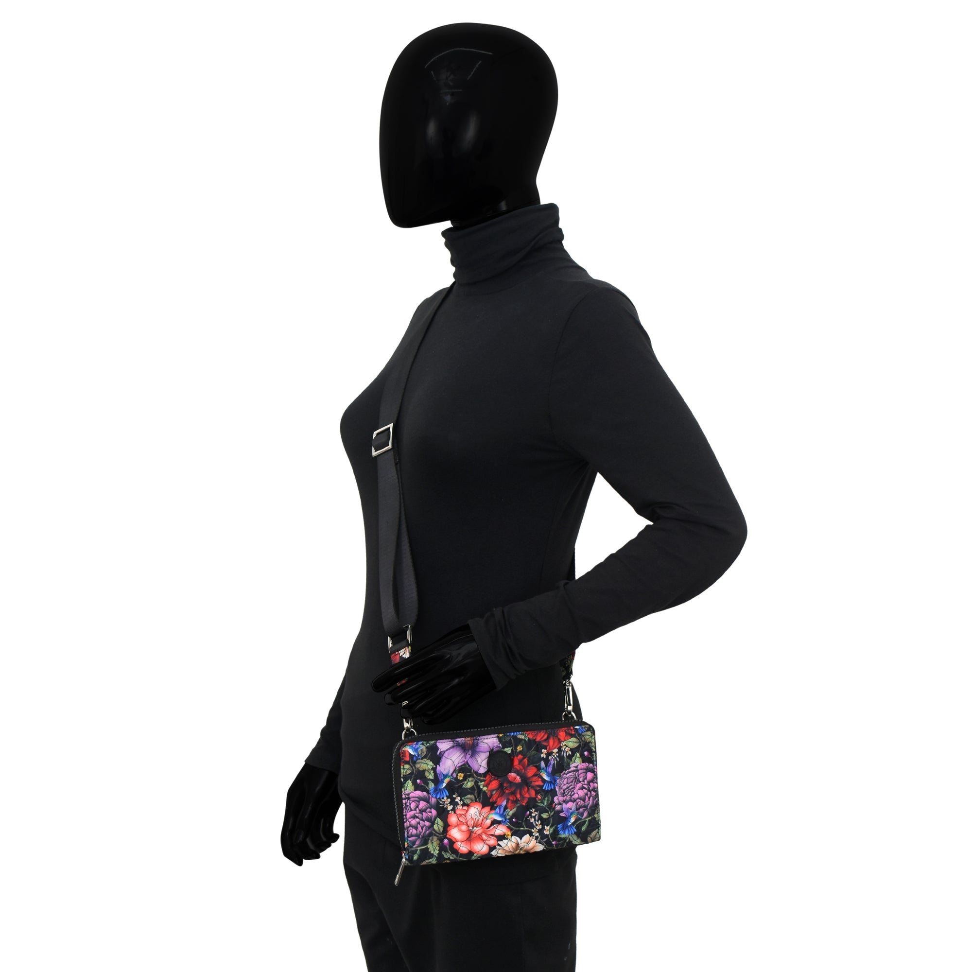 Wanderlust Quilted Fabric Organizer Crossbody-18004