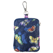 Wanderlust Quilted Fabric Mini Travel Pouch-18005