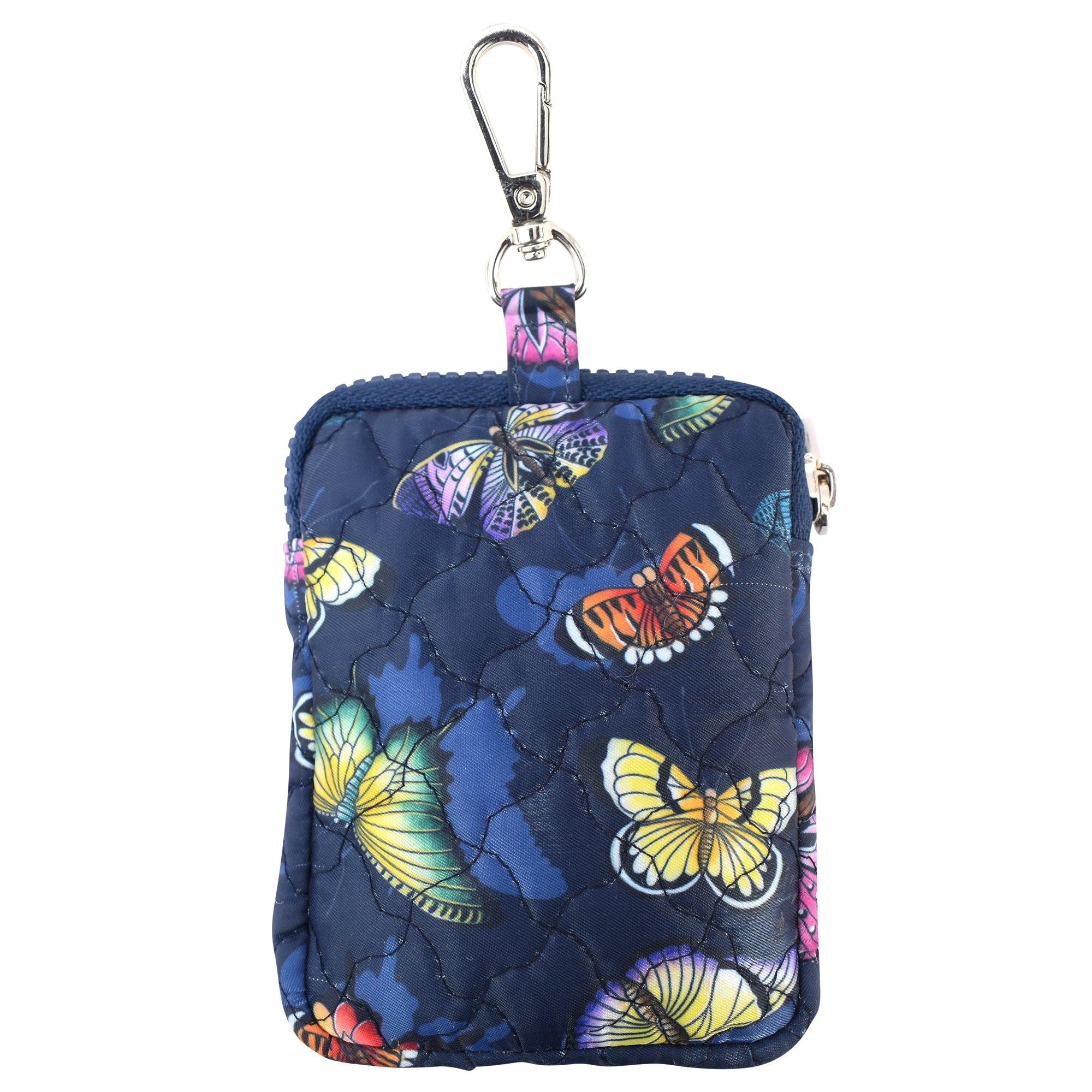 Wanderlust Quilted Fabric Mini Travel Pouch-18005
