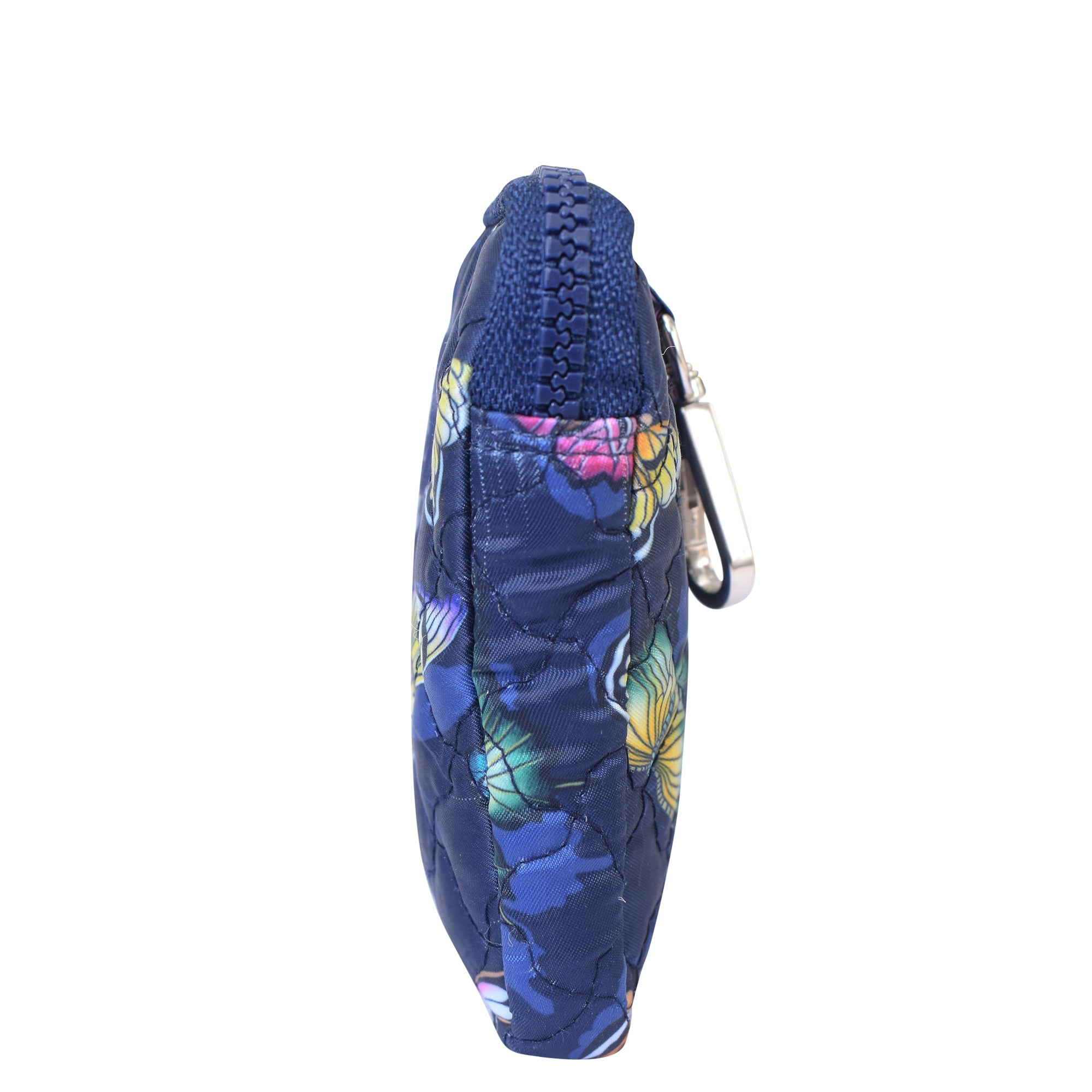 Wanderlust Quilted Fabric Mini Travel Pouch-18005