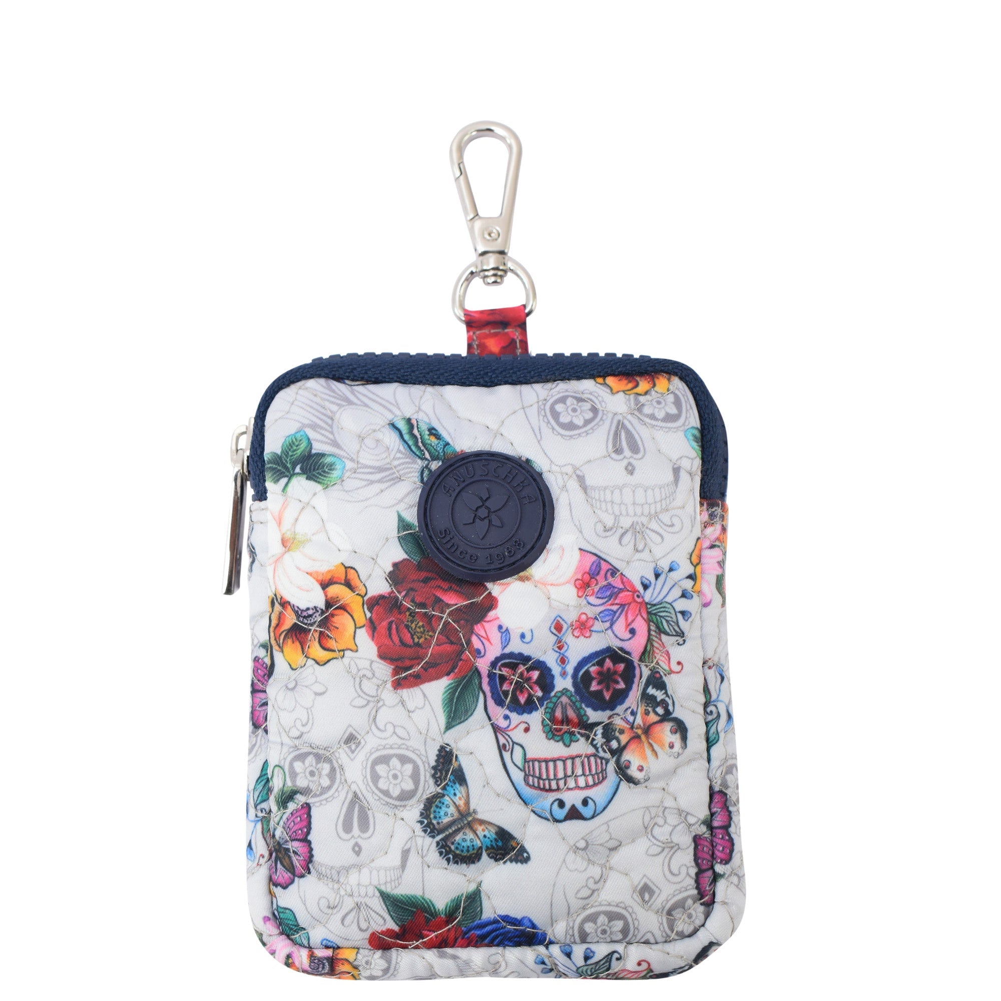 Wanderlust Quilted Fabric Mini Travel Pouch-18005