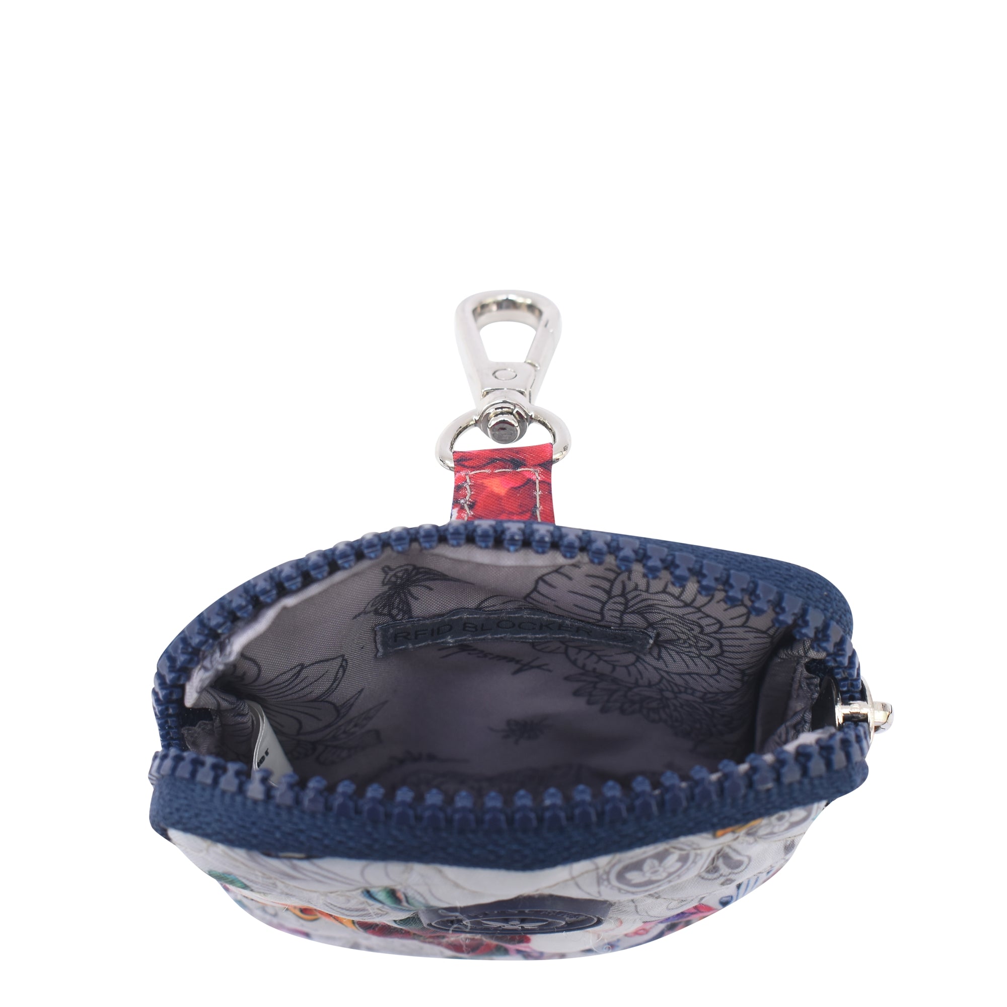 Wanderlust Quilted Fabric Mini Travel Pouch-18005