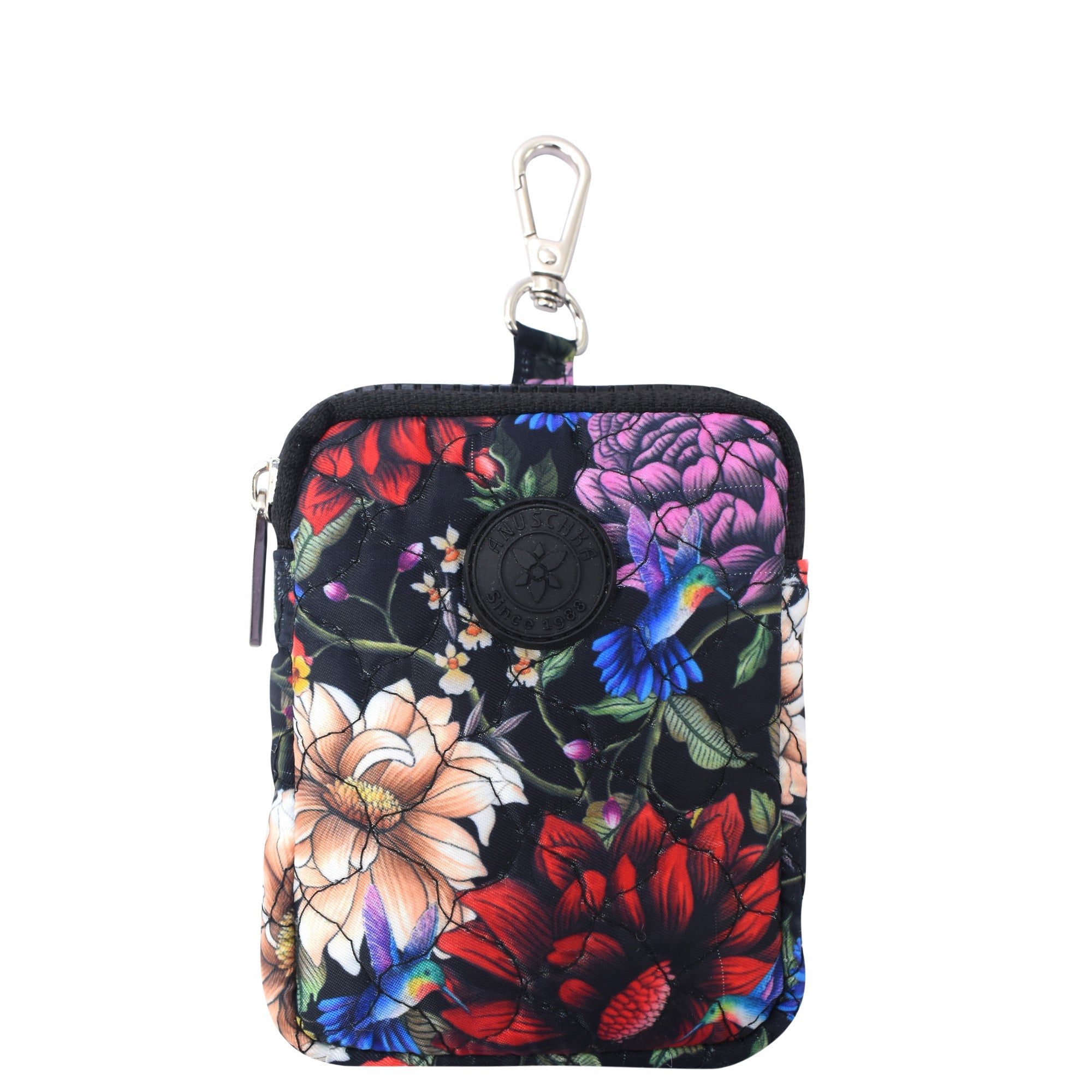 Wanderlust Quilted Fabric Mini Travel Pouch-18005