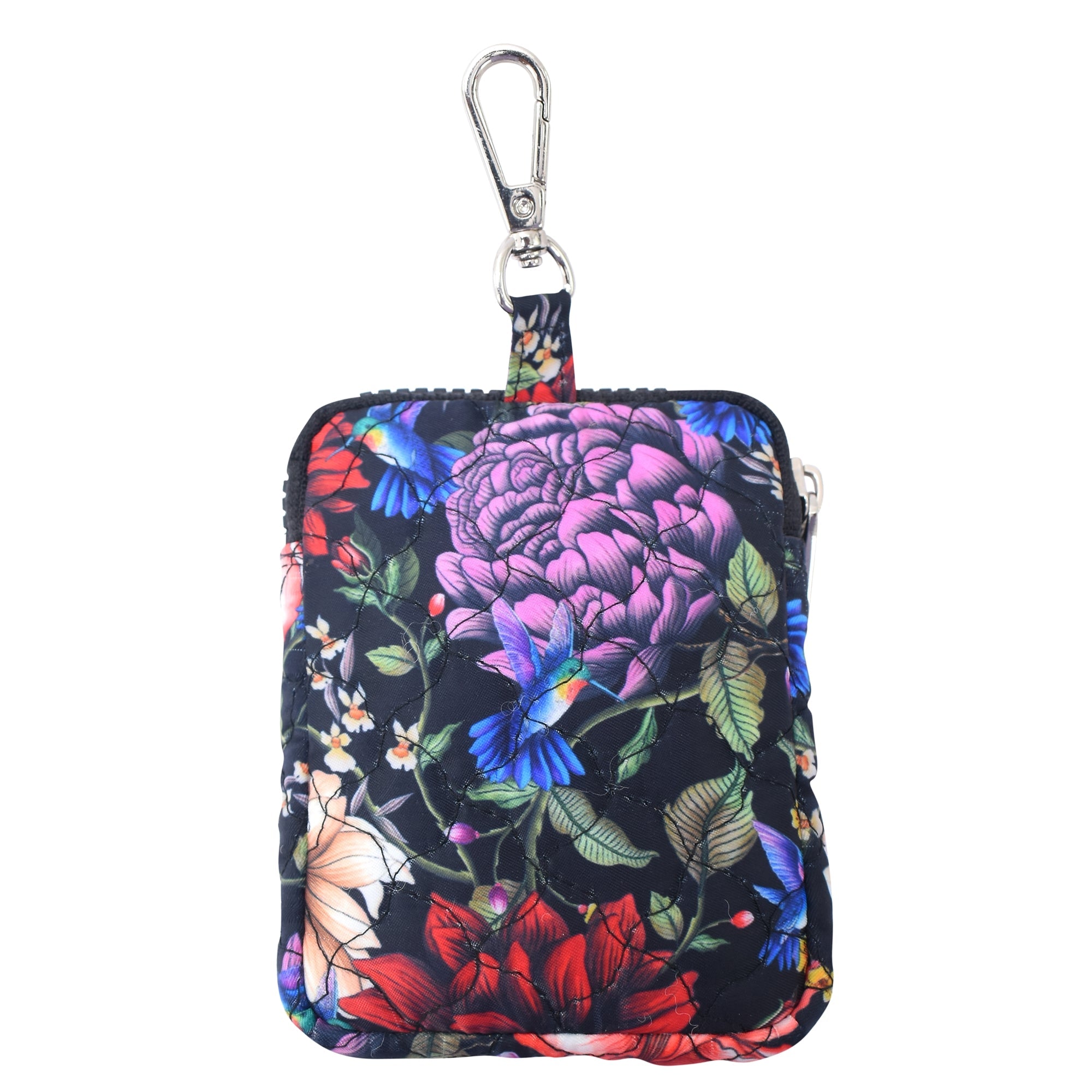 Wanderlust Quilted Fabric Mini Travel Pouch-18005