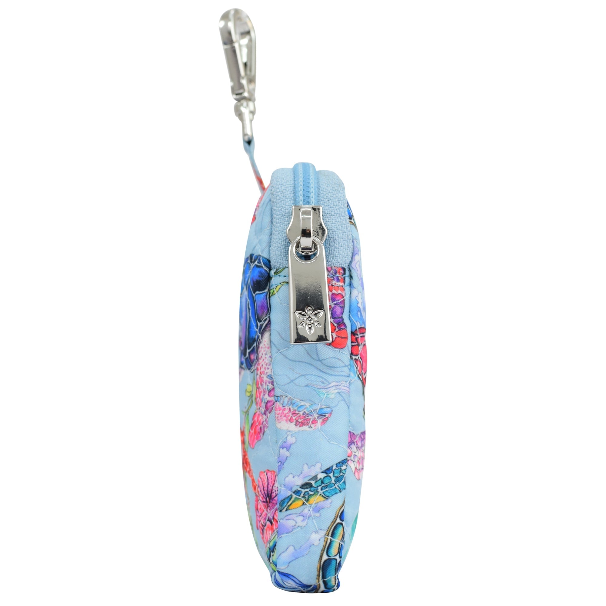 Wanderlust Quilted Fabric Mini Travel Pouch-18005