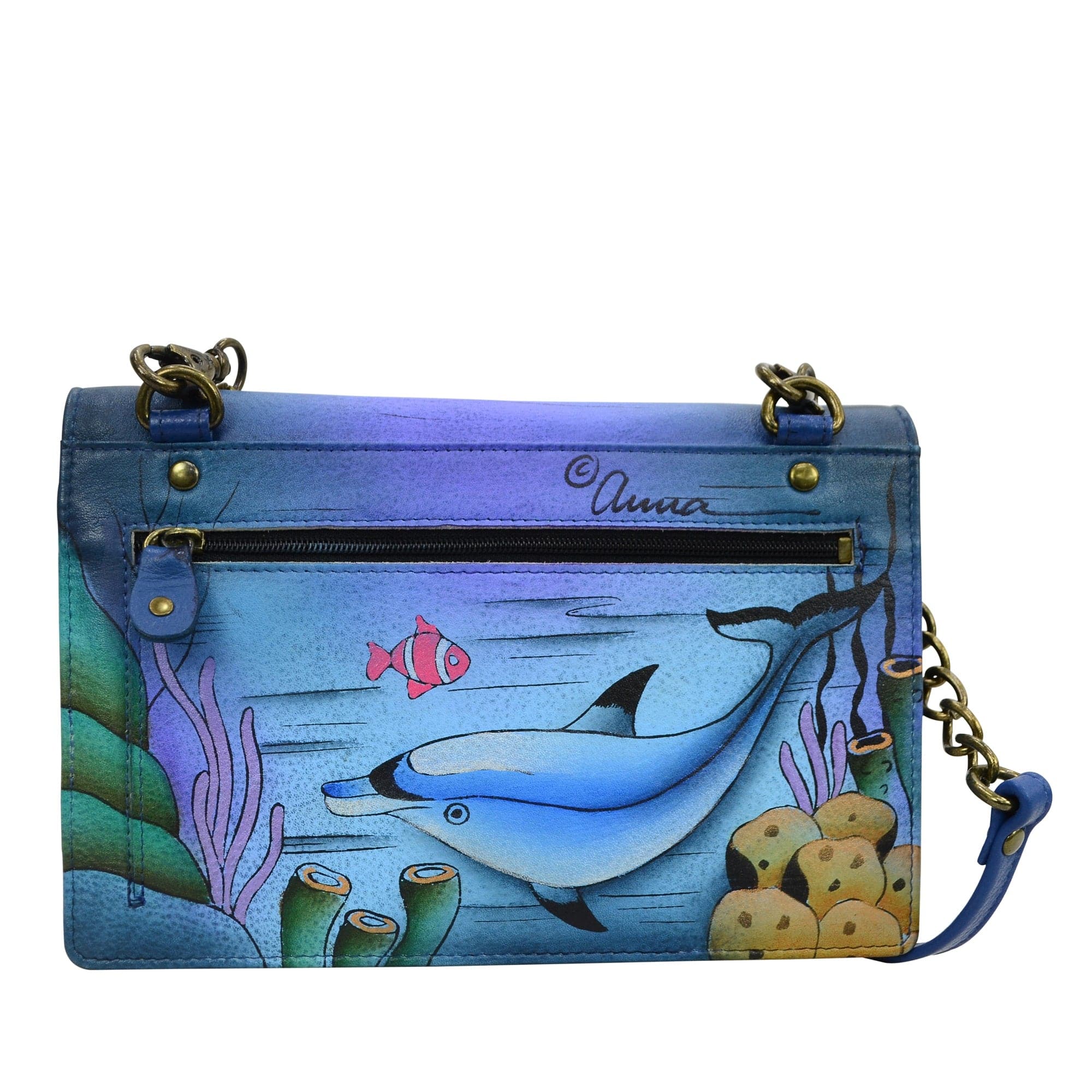 Two Fold Wallet On a String - 1843