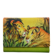 Lion In Love Ladies Three Fold Wallet - 1850