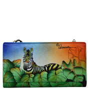 Bi-Fold Wallet With Strap - 1856