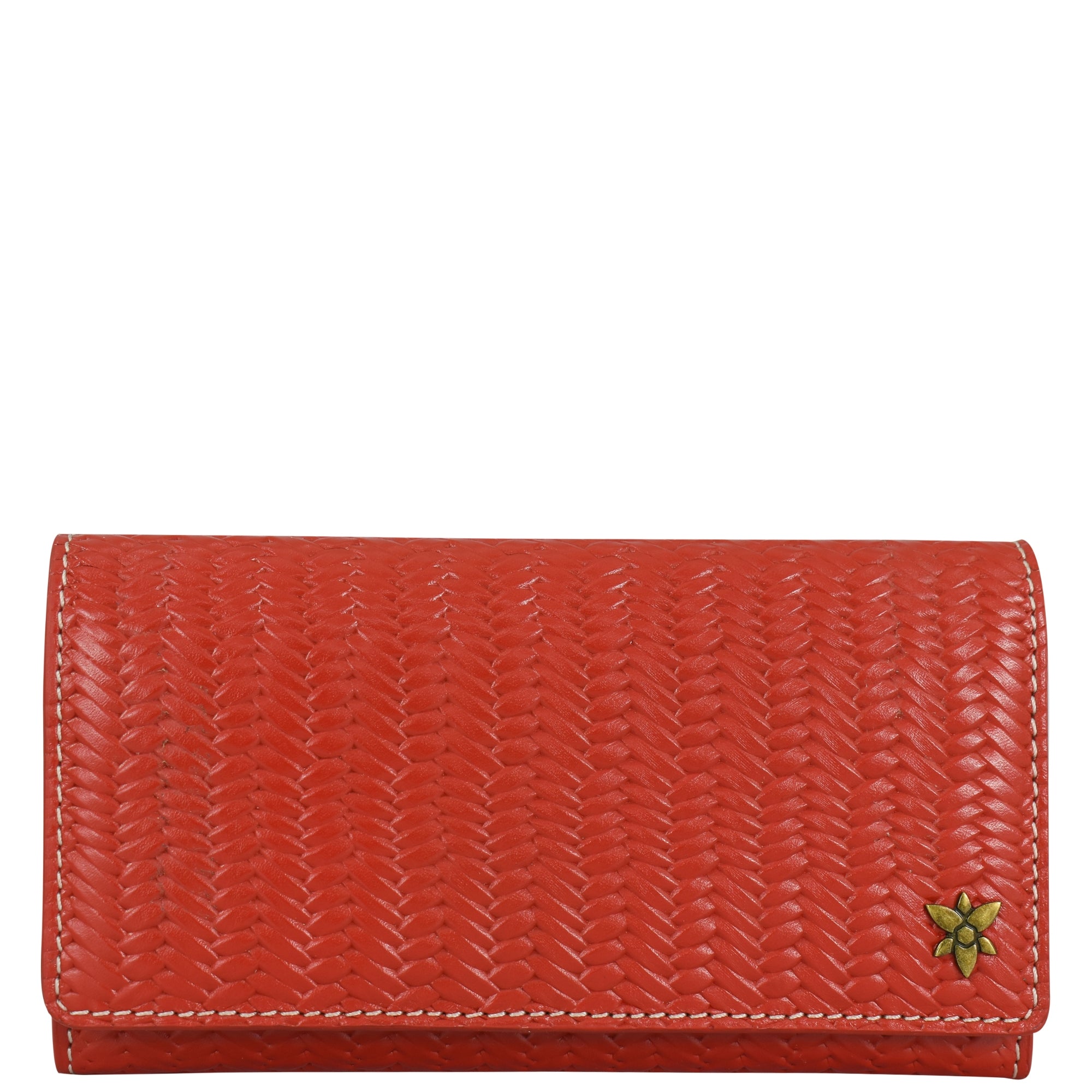 Heritage Leather Accordion Flap Wallet - 1975