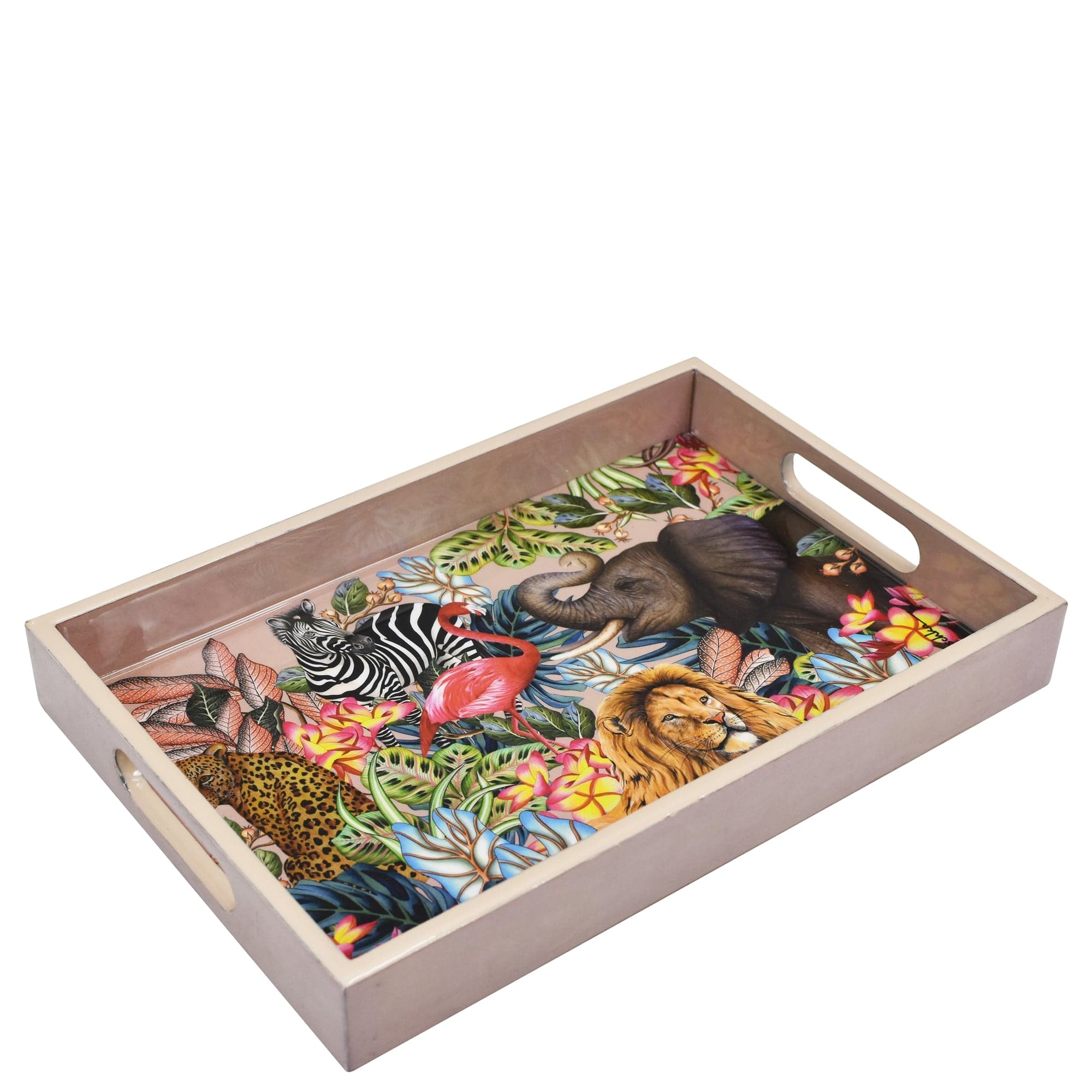 Wooden Printed Tray (Revive Collection) - 25001-B
