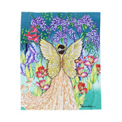 Enchanted Garden Velveteen Plush Blanket