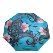 Denim Paisley Floral Auto Open/ Close Printed Umbrella - 3100