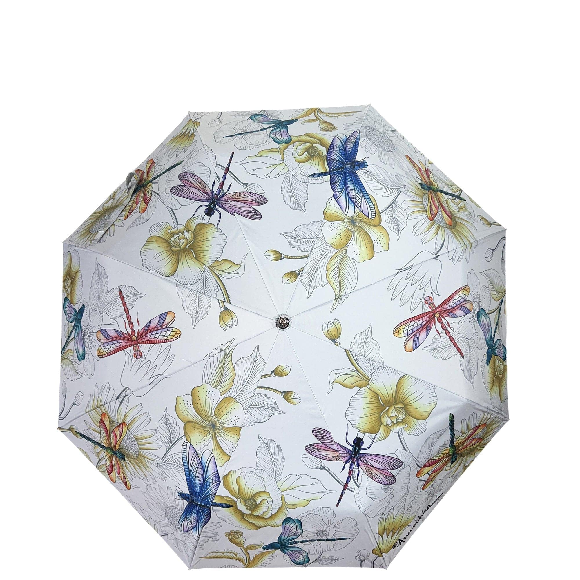 Dragonfly Meadow Auto Open/ Close Printed Umbrella - 3100