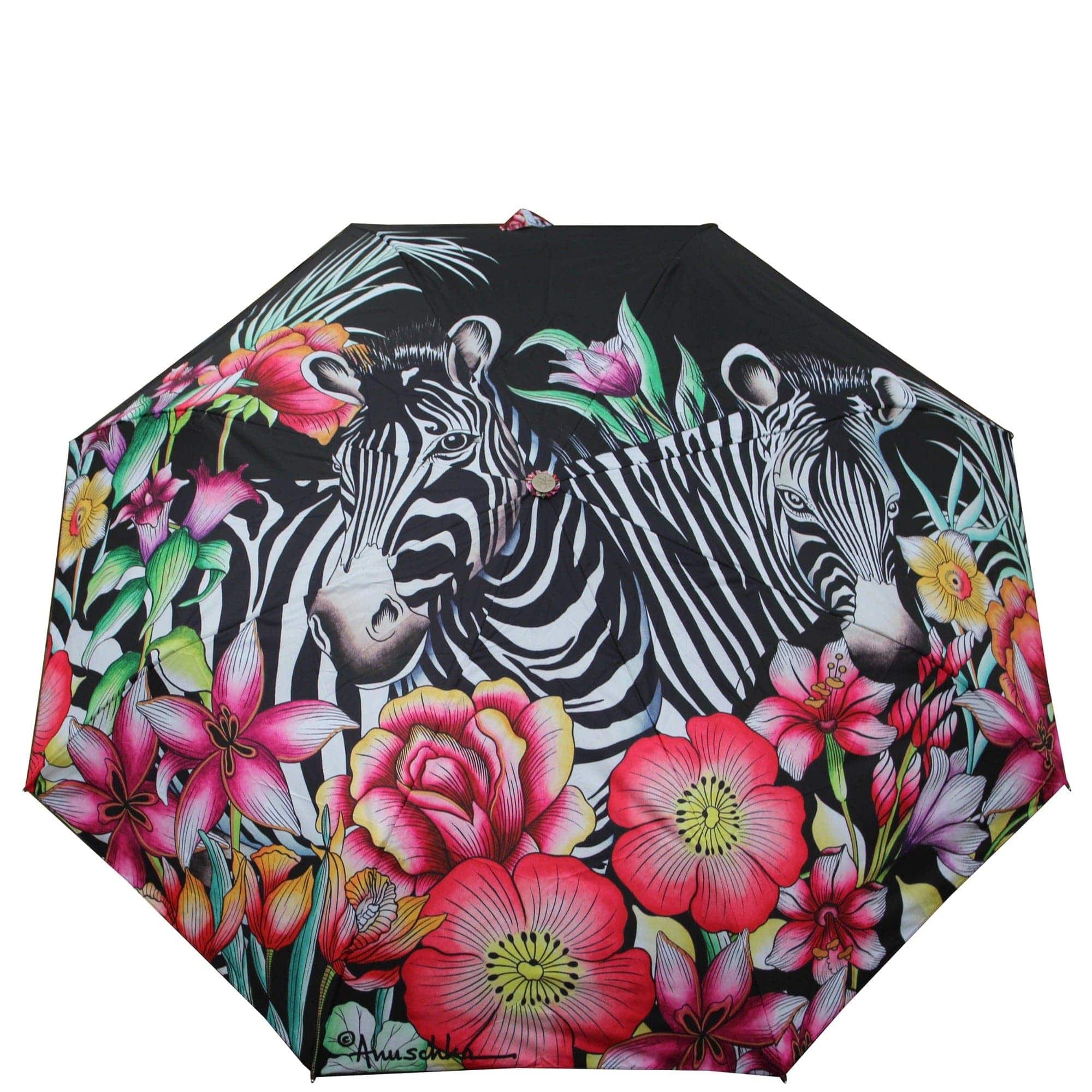 Playful Zebras Auto Open/ Close Printed Umbrella - 3100