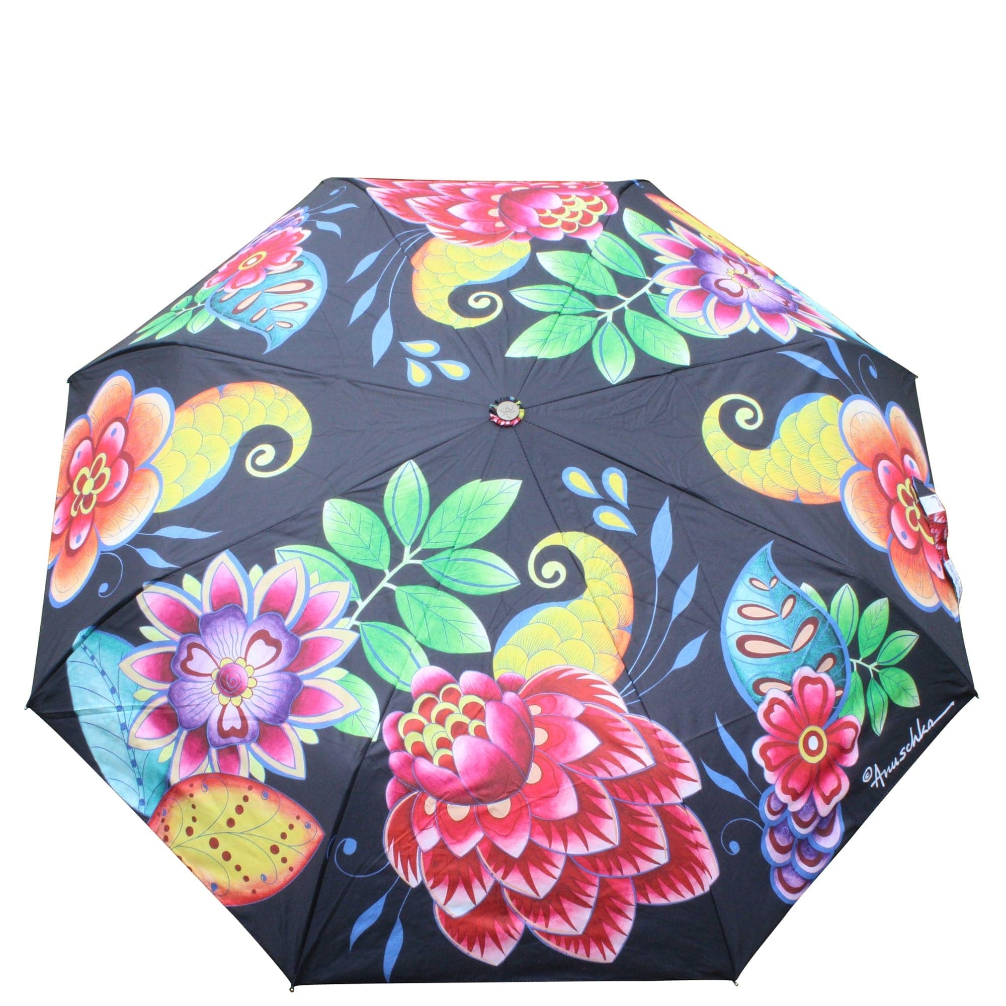 Retro Bouquet Multi Auto Open/ Close Printed Umbrella - 3100