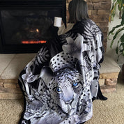 Printed Plush Throw - 3305