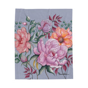 Bel Fiori Velveteen Plush Blanket