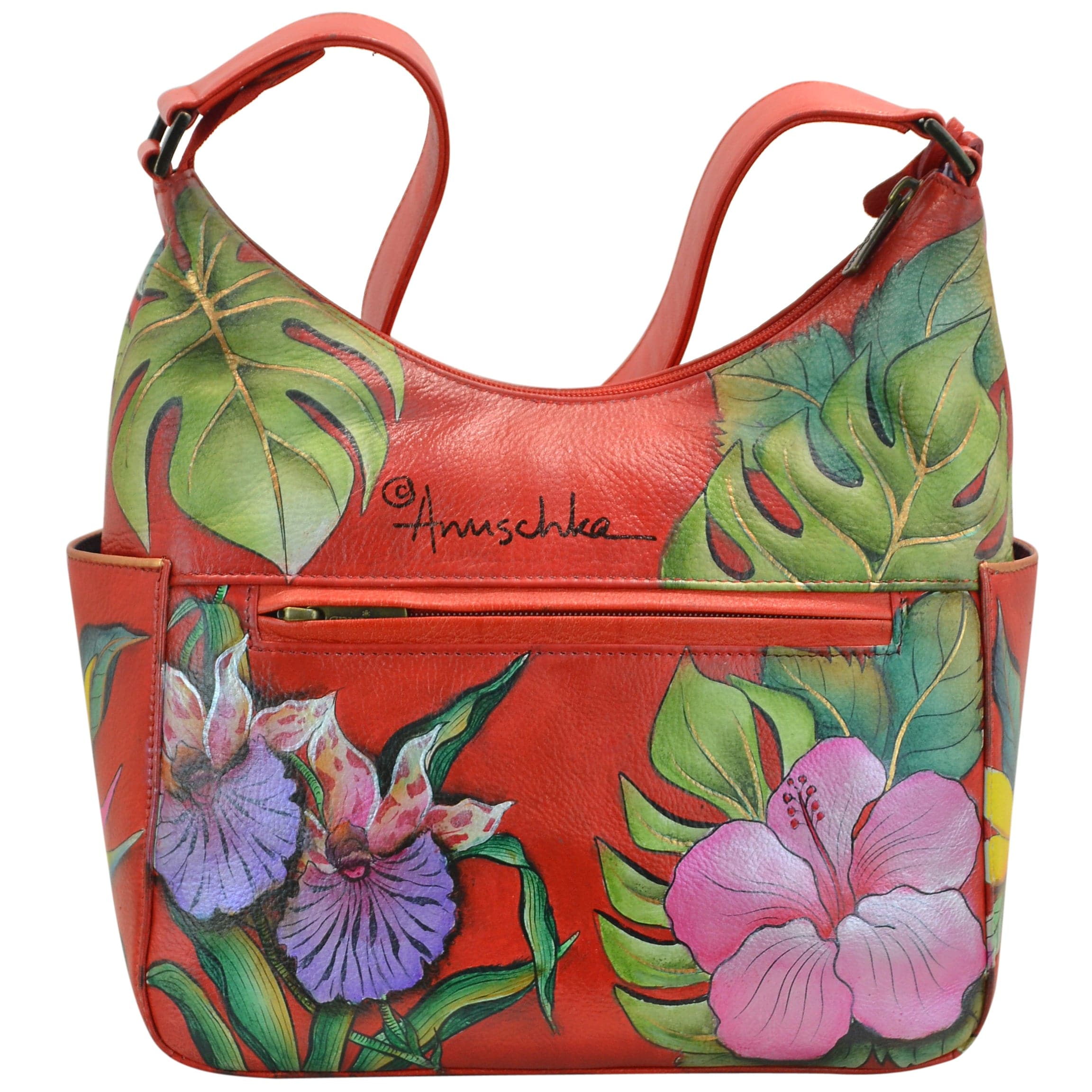 Classic Hobo With Side Pockets - 382 - Anuschka