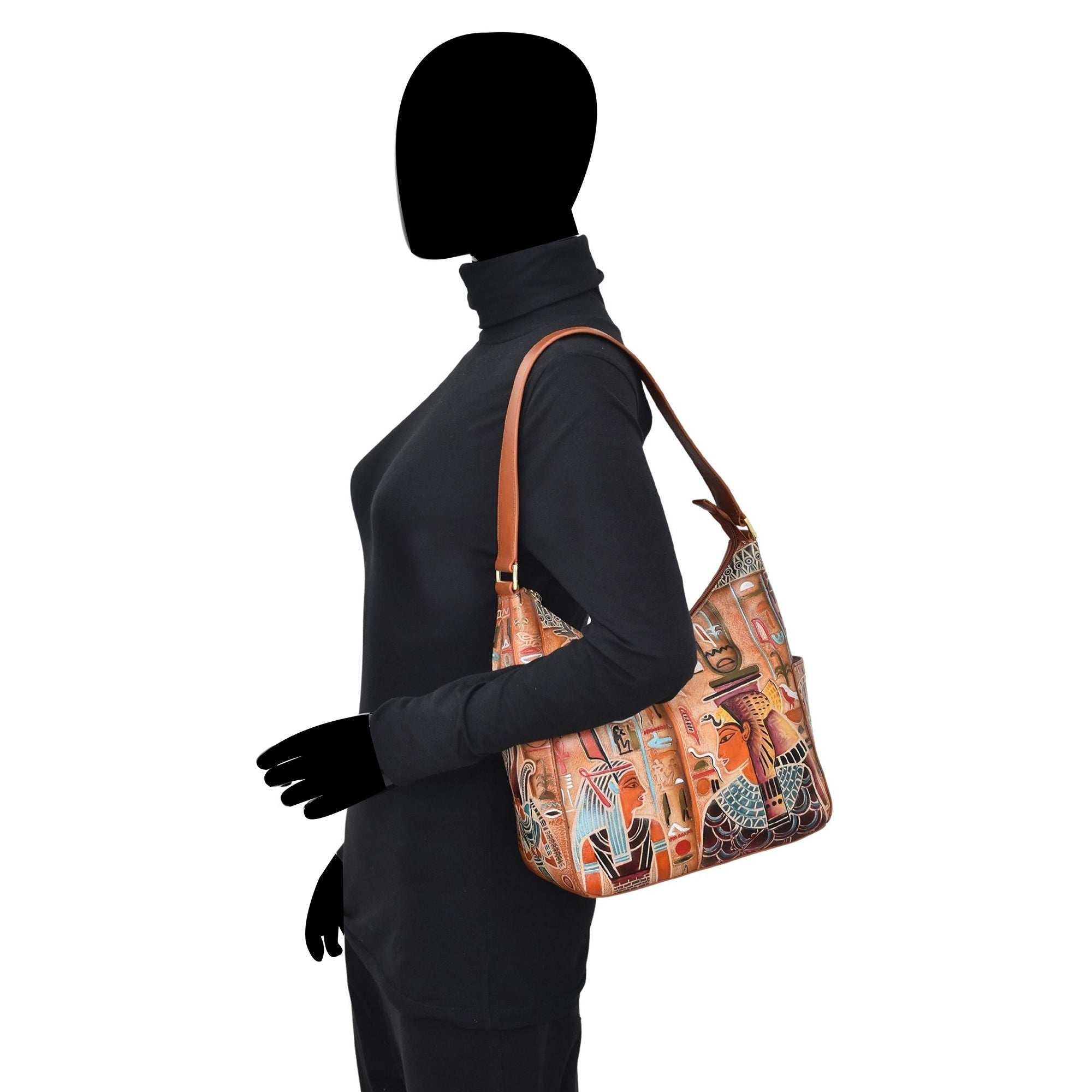 Classic Hobo With Side Pockets - 382