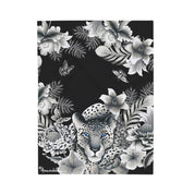 Cleopatra's Leopard Velveteen Plush Blanket