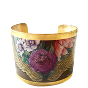 Angel wings Gold plated Cuff - 4300