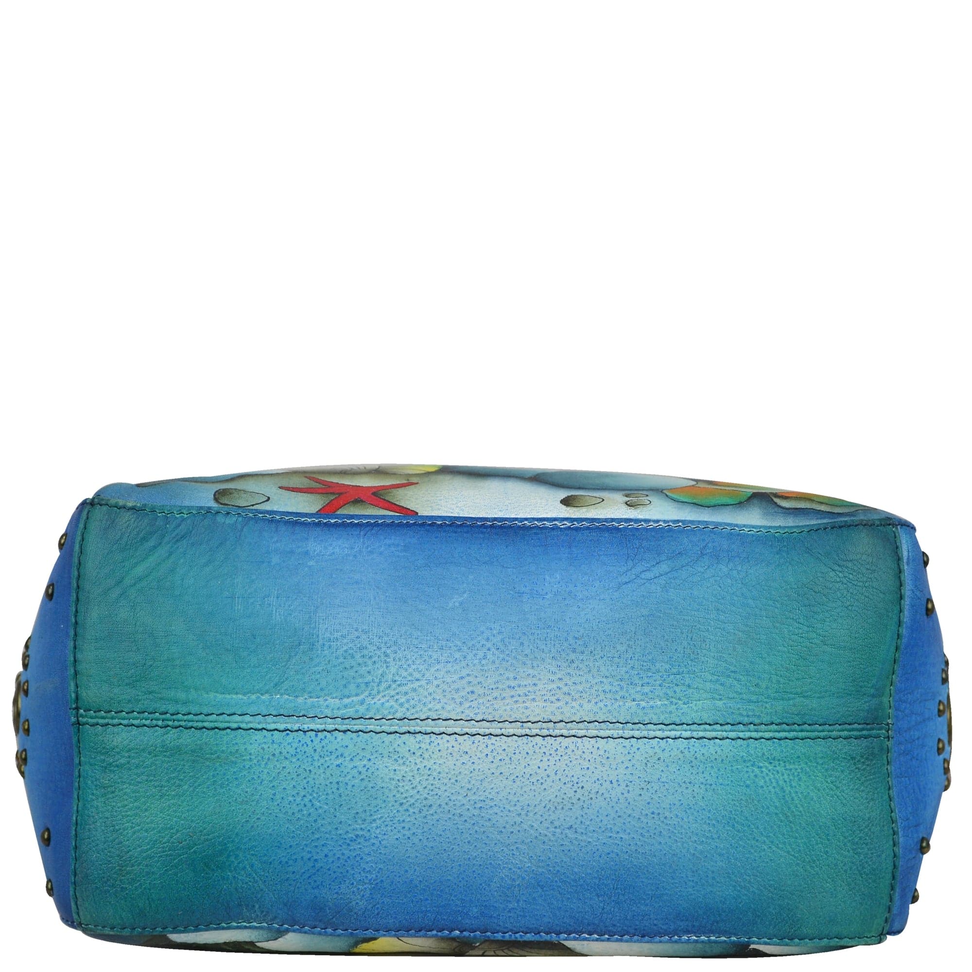 Classic Hobo With Studded Side Pockets - 433 - Anuschka