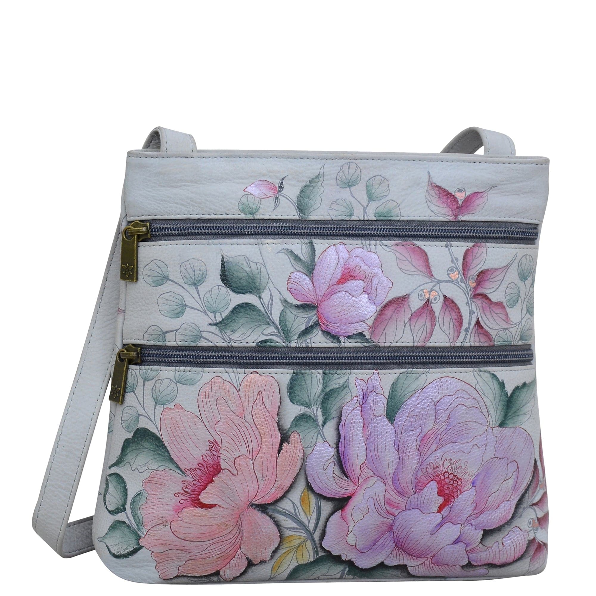 Bel Fiori Medium Crossbody With Double Zip Pockets - 447