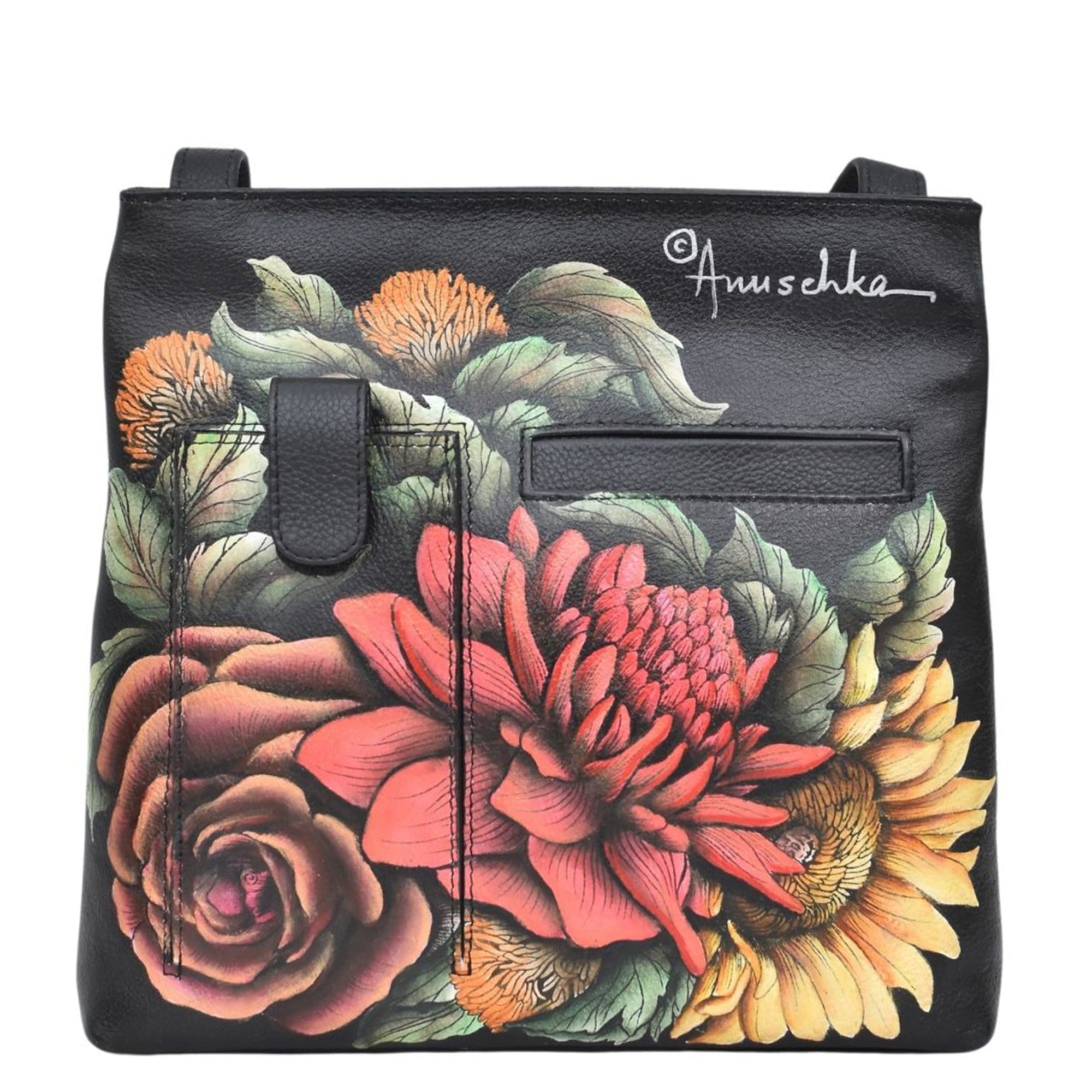 Medium Crossbody With Double Zip Pockets - 447