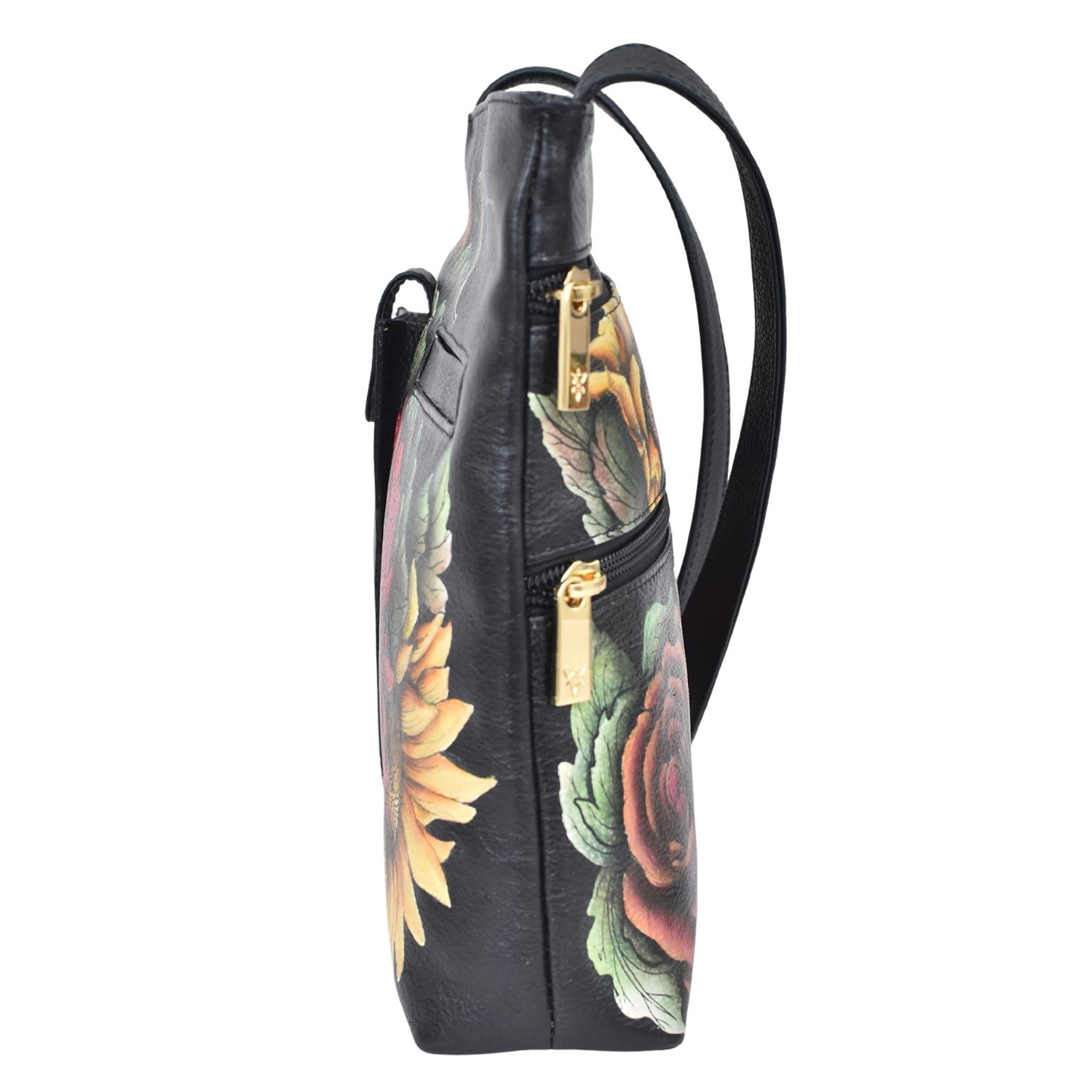 Medium Crossbody With Double Zip Pockets - 447